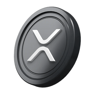 Graphic element featuring the XRP Ripple coin on the crypto starter guide